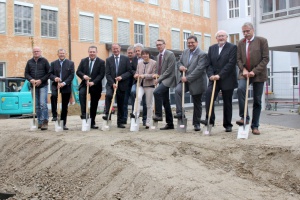Spatenstich für die Gymnasiumserweiterung