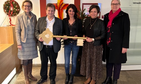 Schlüsselübergabe in der Caritas Senioreneinrichtung St. Gunther in Freyung