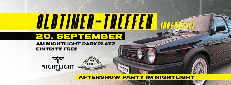 Flyer/Grafik zum Event: Oldtimer-Treffen Innernzell 2025 am Sa., 20.09.2025