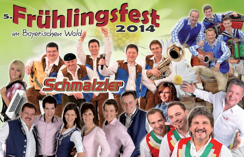 Flyer/Grafik zum Event: 5. Frühlingsfest der Schmalzler am Fr., 11.04.2014 - Sa., 12.04.2014