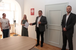 Bei der Caritas die Ausbildung abgeschlossen