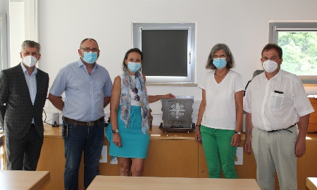 Beeindruckt von den Leistungen der Menschen mit Behinderung