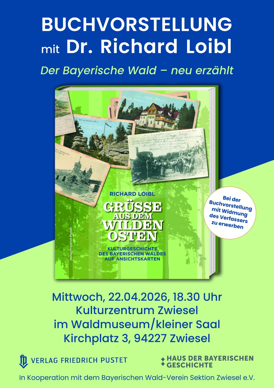 Flyer/Grafik zum Event: Buchvorstellung mit Dr. Richard Loibl am Mi., 22.04.2026 ab 18:30 Uhr