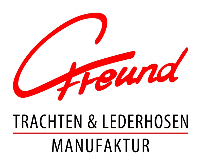 Mit dem Umzug in ein neues Firmengebäude wurde auch der Firmenname in FREUND TRACHTEN & LEDERHOSEN MANUFAKTUR geändert und ein neues Logo entworfen. Dieses trägt in rot die Handschrift der Firmeninhaberin Maria Freund und soll damit die Authentizität ausdrücken und für die edle Handarbeit stehen, mit der jede einzelne Lederhose gefertigt wird. Das Wort „Manufaktur“ steht als Synonym für Handwerk und Handarbeit.