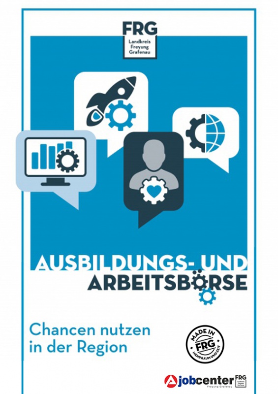 Flyer/Grafik zum Event: Ausbildungs- und Arbeitsbörse 2022 am Sa., 22.10.2022 von 10:00 bis 16:00 Uhr