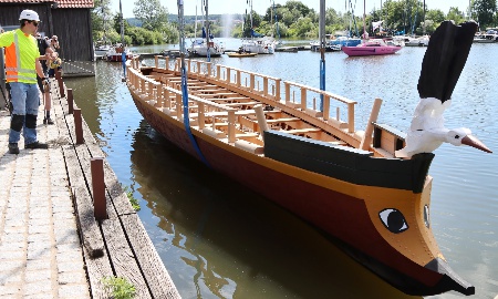 Zwei Römerboote machen am 23. Juli Station in Passau