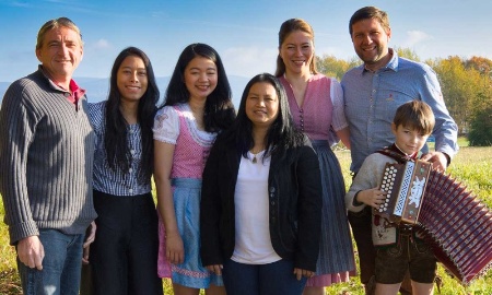 Schweinsbraten mit Knödl in 1343 Metern Höhe