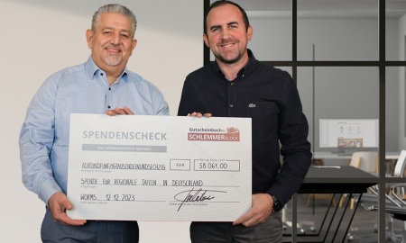 Gutscheinbuch.de Schlemmerblock (VMG Group) spendet 58.061 Euro an regionale Tafeln in Deutschland