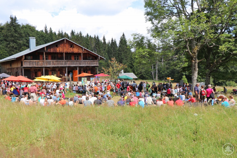 Hunderte Wanderfreunde zog es am Sonntag hinauf zum Tummelplatzfest.