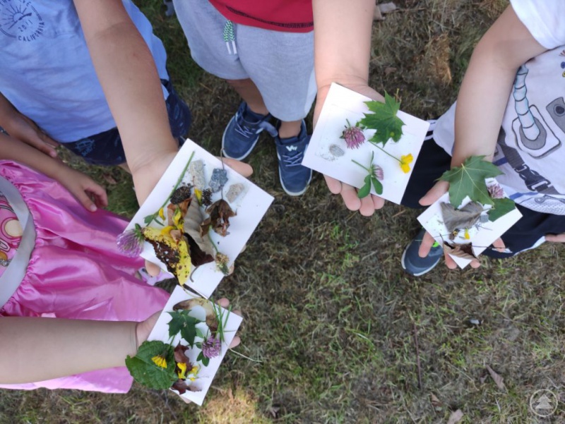 Auch im Wald lässt es sich herrlich kreativ sein.