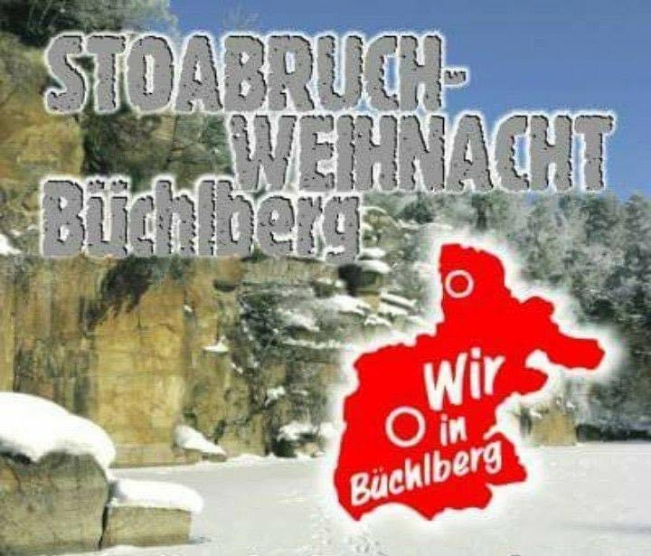 Flyer/Grafik zum Event: Stoabruchweihnacht Büchlberg am Fr., 06.12.2024 - So., 08.12.2024
