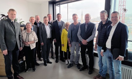 Landkreis stärkt Gesundheitsversorgung – Aufsichtsrat informiert sich über Baufortschritt am Krankenhaus Freyung