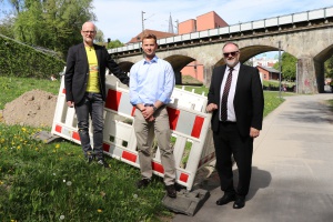 Beleuchtung an der Innpromenade: Maßnahmenstart für den zweiten Abschnitt