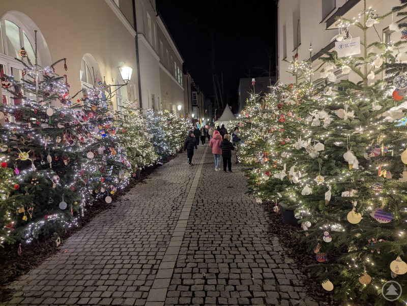 Deggendorfer M&auml;rchenwald bei Nacht