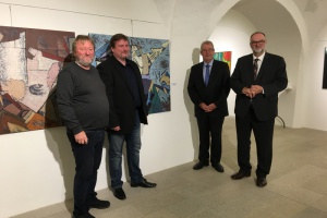 Kunstausstellung mit Künstlern aus Budweis im Kulturmodell Bräugasse