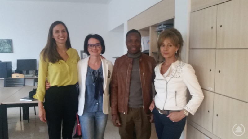 (von links nach rechts): Christine Dachs, Sabrina Kronawitter, Eliezer Koffi, Katharina Peter