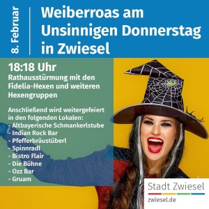 Weiberroas am Unsinnigen Donnerstag