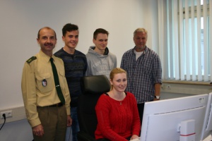 Junge Polizeischüler sammelten Eindrücke vom Polizei-Alltag