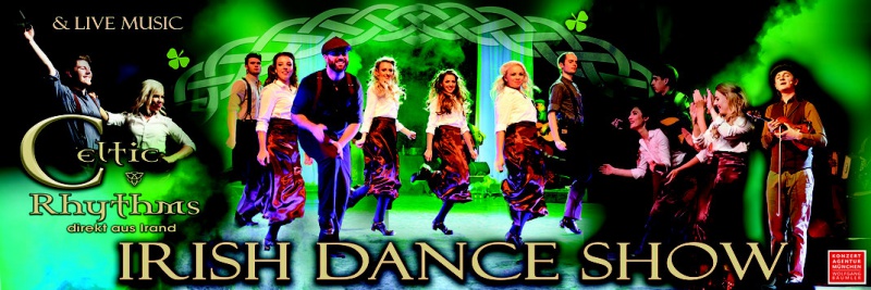 Flyer/Grafik zum Event: Celtic Rhythms am Di., 10.03.2020