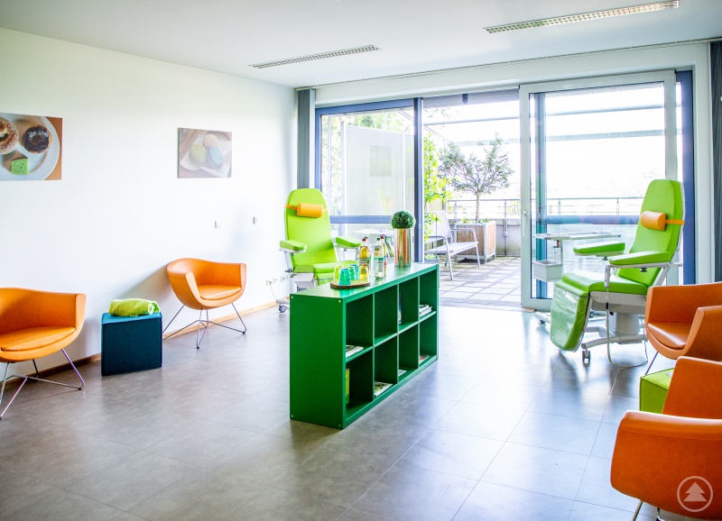 Wartebereich der Onkologischen Tagesklinik