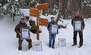 Erneute Auszeichnung für Wanderwege im Nationalpark