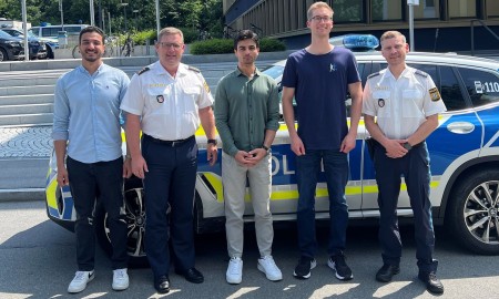 Drei Passauer retten Frau vor dem Ertrinken – Polizei ehrt mutige Helfer