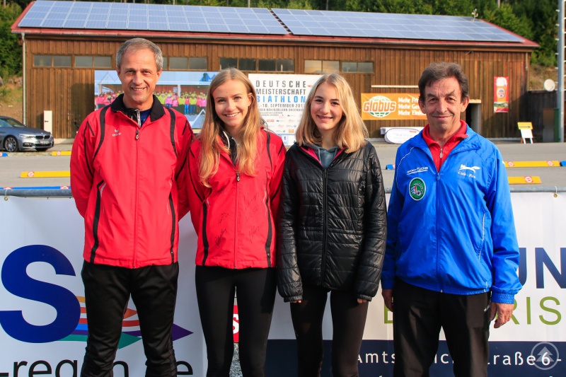 v. l. Erwin Weber, Annika Kroiß, Edith Buschsiewecke und Alfons Schmid