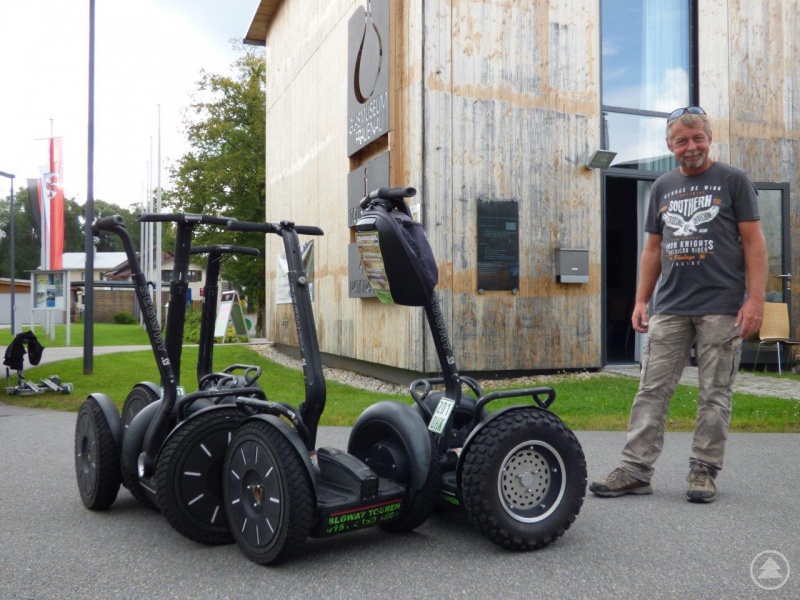 Matthias mit Segways