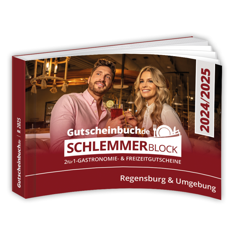 Das Cover des neuesten Schlemmerblocks zieren Ex-Fußballprofi Tim Kister und Model Yvonne Schröder-Kister, die bereits seit mehreren Jahren aus Überzeugung zur Schlemmerblock-Familie zählen