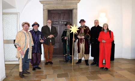 Sternsinger zu Besuch bei Oberbürgermeister  Jürgen Dupper