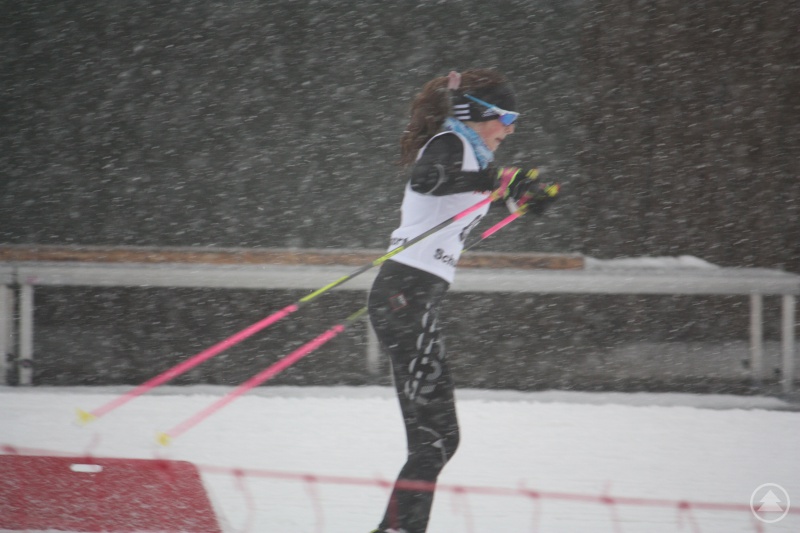 Im Schneegestöber: Hanna Hackl