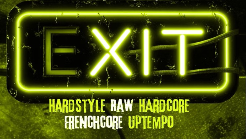 Flyer/Grafik zum Event: E.XIT | Harder Styles Party im Zauberberg Passau 2025 am Fr., 05.09.2025 ab 22:00 Uhr