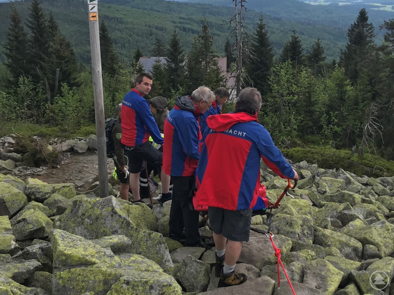 Transport zum Lusenschutzhaus.