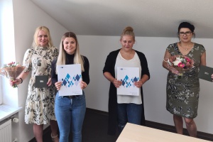 Erfolgreich die Ausbildung bei der Caritas abgeschlossen