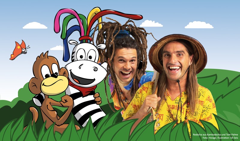 Flyer/Grafik zum Event: Mitmachkonzert mit Rodscha und Tom in Bodenmais 2025 am So., 24.08.2025 ab 16:00 Uhr