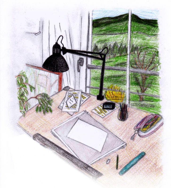 Home-Office von Sarah Wilhelm: 