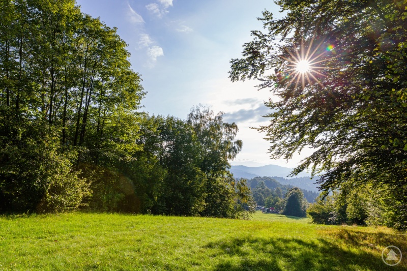Am Geyerberg, dem Gelände der Landesgartenschau in Freyung, ist man dem Himmel ein Stückchen näher.