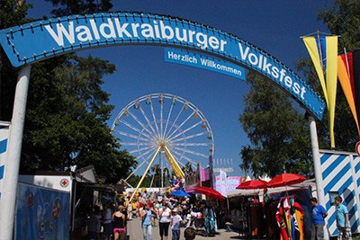 Flyer/Grafik zum Event: 51. Waldkraiburger Volksfest 2015 am Fr., 10.07.2015 - Mo., 20.07.2015