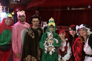 Die Karate-Kids stürmen die Erlebnisdiskothek Vulcano