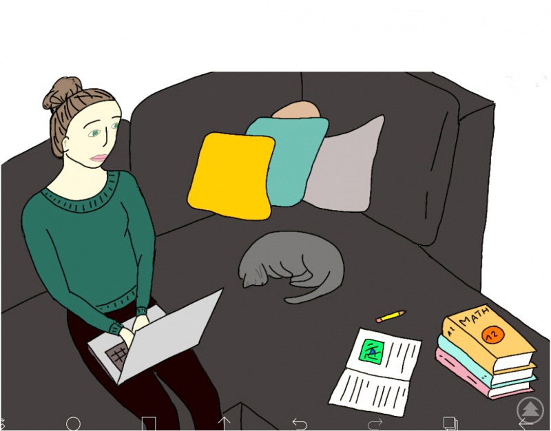 Home-Office von Jasmin Ernst: 