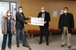 Spendenübergabe Manfred Eibl Krankenhaus Freyung