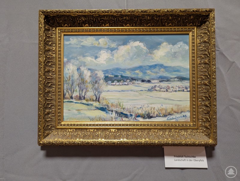 Präsentiert wurden auch ausgewählte Werke des 2006 verstorbenen Malers Friedrich Tschischke, der weit über Niederbayern hinaus bekannt ist. Gemälde von Friedrich Tschischke aus Straßkirchen