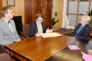 Neue SFZ-Schulleitung stellte sich der Landrätin vor