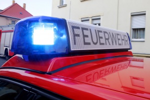 Brand eines Gabelstaplers in Büchlberg