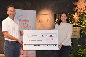 „Ich weiß das Geld in guten Händen“