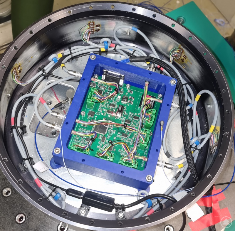 HERMESS-Modul beim Vibrationstest