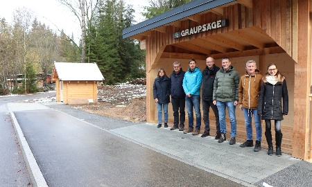 Parkplatz Graupsäge ist fertiggestellt