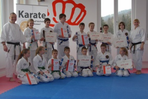 Neue Gürtelfarbe unter den Weihnachtsbaum