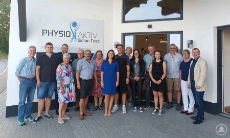 CSU Freyung besucht Praxis von PhysioAktiv Simon Toso