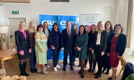 Neujahresauftakt 2024 der niederbayerischen Mentees mit Staatsminister Christian Bernreiter